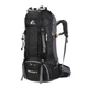 Туристический, походный рюкзак FREE KNIGHT 60L Black - зображення 1