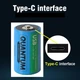 Набір акумуляторів літій-іонних Quantum USB Li-ion D 1.5V, 5200mAh plastic case, 2 шт/уп - зображення 9