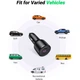 Зарядний пристрій Ugreen 2xUSB-C PD+USB-A QC 69W Fast Car Charger Black (CD239) (20467) - зображення 4