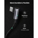 Дата кабель USB-C to USB-C 2.0m 100W US334 Black Ugreen (70645) - изображение 3