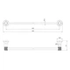 Держатель полотенец IMPRESE BRENTA ZMK091908270, графитовый - изображение 2