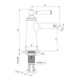 Смеситель для биде IMPRESE HYDRANT ZMK031806070 - изображение 2
