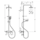 Душевая система с термостатом HANSGROHE VERNIS SHAPE 26286670, черный - изображение 2