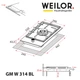 Варочная поверхность газовая Domino Weilor GM W 314 BL - изображение 10