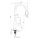 Смеситель для кухни с выдвижным изливом IMPRESE PODZIMA ZRALA ZMK02170815 - изображение 2