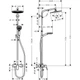 Душевая система со смесителем HANSGROHE CROMETTA S 27269000, хром - изображение 2
