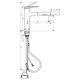 Смеситель для кухни с выдвижным изливом HANSGROHE ZESIS 74804670, черный - изображение 2