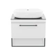 Тумба с умывальником IMPRESE BLACK EDGE f32117W, белый - изображение 3