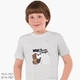 Дитяча футболка Вся правда про ведмедів (We Bare Bears) (25186-2902) 146-152 см Бавовна Сірий - зображення 1
