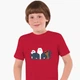 Детская футболка для мальчиков Вся правда о медведях (We Bare Bears) (25186-2895-1) 88-104 см Хлопок Красный - изображение 1