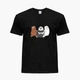 Дитяча футболка для хлопчиків Вся правда про ведмедів (We Bare Bears) (25186-2891-9) 122-128 см Бавовна Чорна - зображення 4