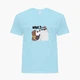 Детская футболка для мальчиков Вся правда о медведях (We Bare Bears) (25186-2902-35) 146-152 см Хлопок Голубой - изображение 4
