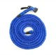 Садовий шланг для поливу Magic Hose саморастягивающийся з насадкою розпилювачем 7 режимів 30м Синій (100015) - зображення 1