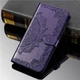 Кожаный чехол-книжка Epik Art Case с визитницей для Xiaomi Redmi Note 8T Фиолетовый - изображение 6