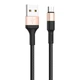 Дата кабель Hoco X26 Xpress Micro USB Cable (1m Черный / Золотой - изображение 1