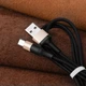 Дата кабель Hoco X26 Xpress Micro USB Cable (1m Черный / Золотой - изображение 5