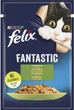 Влажный корм Purina Felix Fantastic для взрослых котов кусочки в желе с кроликом 78шт*85г - изображение 1