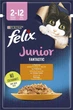 Влажный корм Purina Felix Fantastic для котят, беременных и кормящих с курицей кусочки в желе 78шт*85г - изображение 1