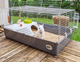 Клітка для морських свинок і кроликів Ferplast RABBIT 100 95 x 57 x h 46 cm - зображення 4