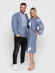 Вишита сукня Narodnyy Butik Ясні Зорі блакитний льон 1542.1 44 - зображення 4