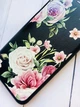 Чохол-книжка з малюнком для Xiaomi Redmi 9A Чорний :: Рожеві квіти (принт 287) - зображення 3