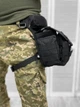 Тактична сумка поясна на ногу Cross Bag Elite Black - изображение 2
