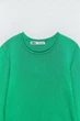 Зеленая базовая кофта от зара zara - м - изображение 3