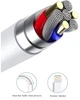 Кабель зарядки для iPhone длиной 1.5 метра с разъемом Apple Lightning to USB для айфона 1.5M шнур для iPad Cable IOS White - изображение 4
