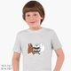 Дитяча футболка Три ведмедя (We Bare Bears) (25186-2891-45) 122-128 см Бавовна Сірий - зображення 1