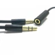 Кабель мультимедійний Jack 3.5mm мама/2xJack 3.5mm тато 1.5m PowerPlant (DV00DV4057) - зображення 1