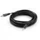 Кабель мультимедійний Jack 3.5mm 5m MM 3С Vinga (VCPDCJ35MM5BK) - зображення 2