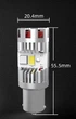 Светодиодная лампа с цоколем 1156 BAU15s P21W 2SMD 3570 9-16V 24W 3000LM&nbsp; Белая (11561) - изображение 5