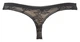 Трусики Gossard Retrolution 8516 стрінги вінтажні мереживні XS Black (5053014073077) - изображение 4