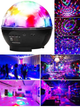 Аккумуляторный Bluetooth Диско шар с пультом управления DMX-512 Crystal Magic Черный - изображение 4
