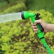 Шланг садовый саморастягивающийся для полива с водным распылителем на 7 режимов 45 метров Зелёный - изображение 5