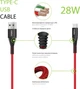 Кабель Intaleo CBRNYT1 USB-A to Type-C 1.2 м 3A Red (1283126559464) - зображення 2