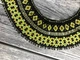 Колье-силянка из чешского бисера HatynkaUA Necklace ожерелье ручной работы к вышиванке (SUN999_29) - изображение 4