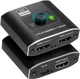 HDMI переключатель на 2 канали Addap HVS-09 Switch двопортовий свитч з підтримкою 8K / 60Hz (0199) - зображення 2
