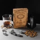 Подарунковий набір каменів для віскі на 9 шт. в дерев'яній коробці Whisky Stones Grills Коричневий 17х12х4 см - зображення 2