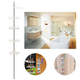 Угловая полка для ванной комнаты (320х43см) Multi Corner Shelf GY-188, Белая - зображення 2