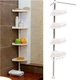 Угловая полка для ванной комнаты (320х43см) Multi Corner Shelf GY-188, Белая - зображення 7