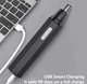 Тример для носа та вух Ear nose hair trimmer YD-115 на акумуляторі з USB зарядкою чорний - зображення 2