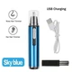 Тример для носа та вух Ear nose hair trimmer YD-111 на акумуляторі з USB зарядкою синій - зображення 1