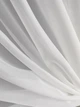 Кухонная занавеска Adagio Windows Decor с пышной сборкой из белого шифона в размере 2,8х1,7м - изображение 2