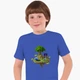 Детская футболка для мальчиков Майнкрафт (Minecraft) (25186-1177-63) 134-140 см Хлопок Синий - изображение 1