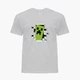 Дитяча футболка для хлопчиків Майнкрафт (Minecraft) (25186-1709-47) 146-152 см Бавовна Сірий - зображення 3