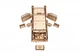 Пазлы механические UGEARS 3D Летающий Форд Англия (70173) - изображение 6