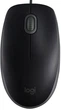 Комп'ютерна миша Logitech B110 Silent, Black, USB, оптична, 1000 dpi, 3 кнопки, 1.8 м - зображення 1