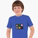 Детская футболка для мальчиков Майнкрафт (Minecraft) (25186-1173-62) 122-128 см Хлопок Синий - изображение 1