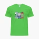 Дитяча футболка для хлопчиків Вся правда про ведмедів (We Bare Bears) (25186-2898-72) 88-104 см Бавовна Темно-зелена - зображення 4